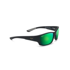 Local+Kine+Polarized+Sunglasses+Black+Green+Frame+MAUIGreen+Lens