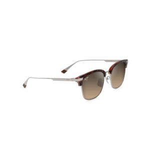 Kalaunu+Asian+Fit+Polarized+Sunglasses+Shiny+Red+Havana+Frame+Maui+Rose+Lens