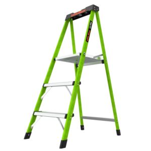 ULTRA+3-Step+Fiberglass+Ladder+-+ANSI+Type+IA+300lb+Capacity