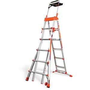 Select+Step+6-10ft+Aluminum+Adjustable+Stepladder