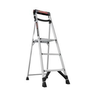 Xtra-Lite+Plus+5ft+Aluminum+Stepladder+w%2F+Flip-Up+Handrail