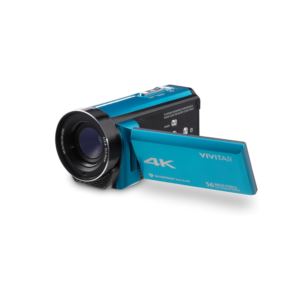 4K+Waterproof+Camcorder+Blue