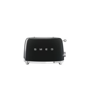 SMEG+s+Retro+Style+Aesthetic+Slice+Toaster+Black