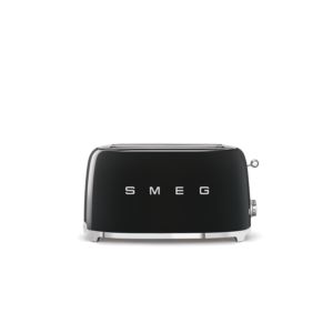 SMEG+s+Retro+Style+Aesthetic+Slice+Toaster+Black