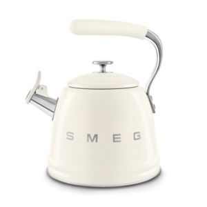 SMEG+s+Retro+Style+Aesthetic+Whistling+Kettle+Cream