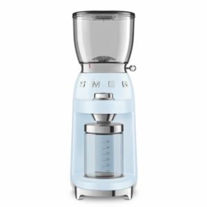 SMEG+s+Retro+Style+Coffee+Grinder+Pastel+Blue