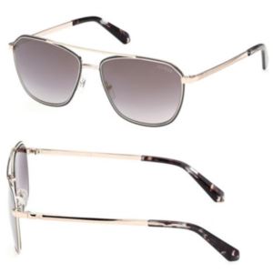 Guess+Mens+Metal+Sunglasses+GoldSmoke+Mirror