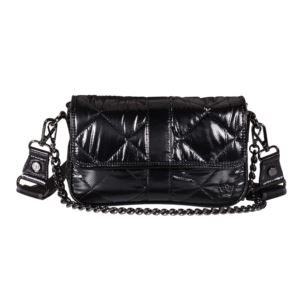 Bestie+Baguette+Crossbody+-Black