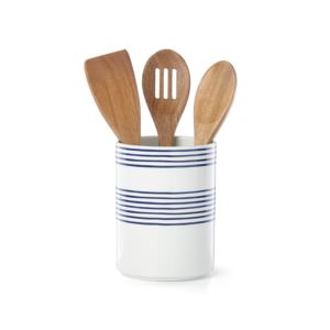 Charlotte+Street+Utensil+Crock+w%2F+Wooden+Servers