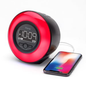 Bluetooth+Color+Changing+Alarm+Clock+Radio+w%2F+USB+Charging