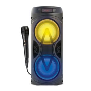 Bluetooth+Karaoke+Speaker+w%2F+Light+Effects+%26+Microphone