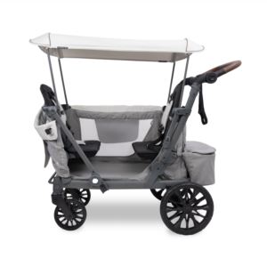 L+Stroller+Wagon+Seater+Gray