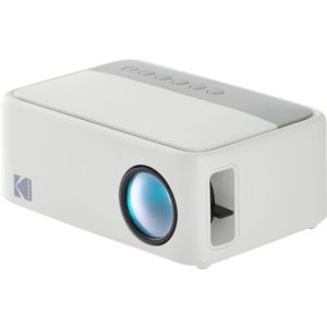 KODAK+FLIK+X+Mini+Projector+Portable+Pico+Projector+with+Remote+W+Speakers+White