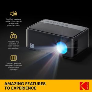 KODAK+FLIK+X+Mini+Pico+Projector+Portable+Compact+Projector