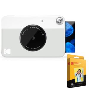 Kodak+Printomatic+Instant+Print+Camera+Includes+pack+Zink+x+Photo+Paper+Gray