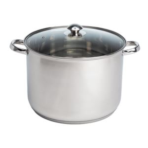 12qt+Pure+Intentions+Stainless+Steel+Stock+Pot+w%2F+Lid