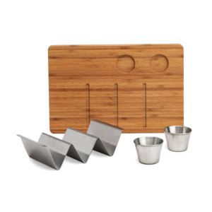 Kitchen+Extras+Bamboo+Taco+Board