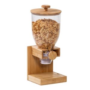 Natural+Bamboo+Dry+Goods%2FCereal+Single+Dispenser