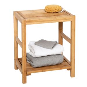 Natural+Bamboo+Spa+Storage+Bench