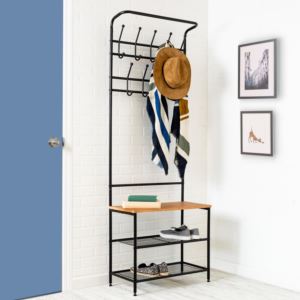 Entryway+Rack+%26+Shoe+Organizer