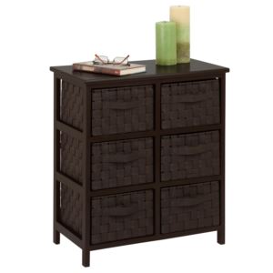 6+Drawer+Storage+Chest+Espresso