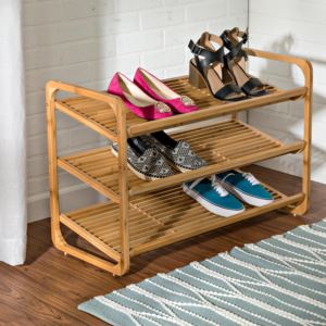 3-Shelf+Bamboo+Shoe+Rack