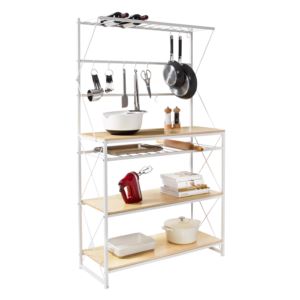Kitchen+Baker%27s+Rack+White%2FOak