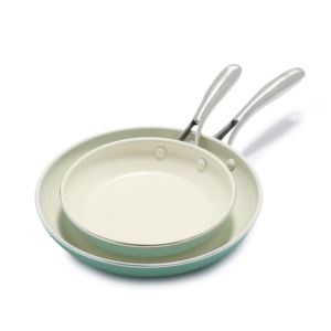 Artisan+Healthy+Ceramic+Nonstick+2pc+Fry+Pan+Set+Turquoise