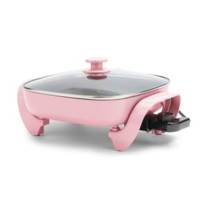 Healthy+Power+5qt+Nonstick+Electirc+Square+Skillet+Pink