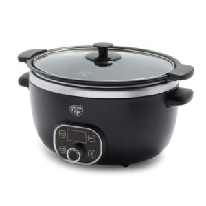 Healthy+Cook+Duo+6qt+Nonstick+Slow+Cooker+Black