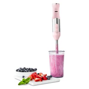 Variable+Speed+Immersion+Hand+Blender+w%2F+Attachments+Pink