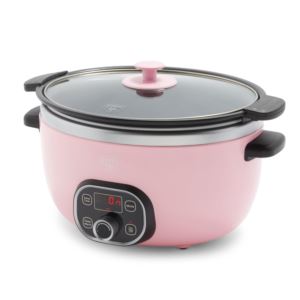 Healthy+Cook+Duo+6qt+Nonstick+Slow+Cooker+Pink
