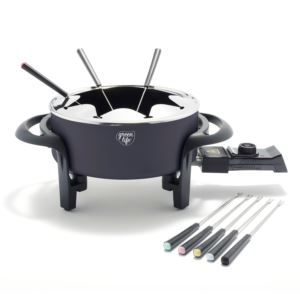 Healthy+Ceramic+Nonstick+Fondue+Part+Set+Black