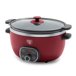 6qt+Healthy+Cook+Duo+Slow+Cooker+Red