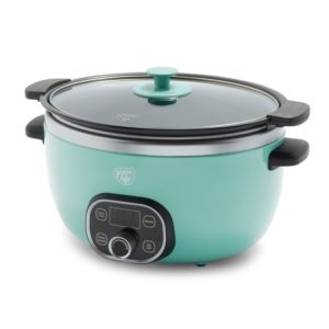 Healthy+Cook+Duo+6qt+Nonstick+Slow+Cooker+Turquoise