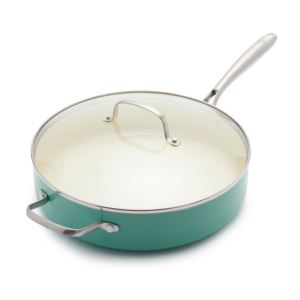 Artisan+Healthy+Ceramic+Nonstick+5qt+Saute+Pan+Turquoise