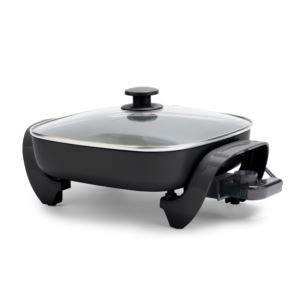 Healthy+Power+5qt+Nonstick+Electirc+Square+Skillet+Black
