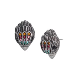 Eagle+Stud+Earrings+in+Silver