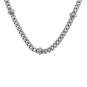 Eagle+Station+Necklace+Silver