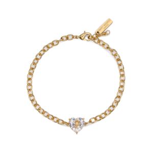 Heart+Gem+Charm+Bracelet