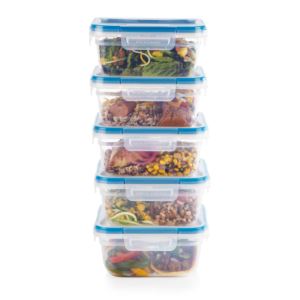Total+Solution+10pc+Plastic+Square+Container+Set