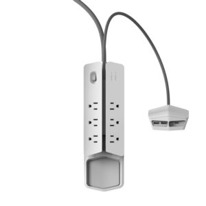 Power+Center+Vertex+AC+Outlet+Surge+Protector+White