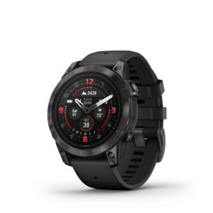 epix+Pro+%28Gen+2%29+47mm+Smartwatch+Sapphire+Ed+Carbon+Gray+w%2F+Black+Band