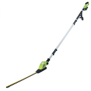 20V+Cordless+Lithium+20%22+Pole+Hedge+Trimmer