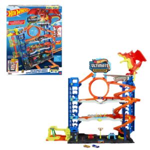 Mattel+Hot+Wheels+City+Ultimate+Garage+Playset+With+DieCast+Cars