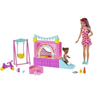 Mattel+Barbie+Skipper+Bounce+House+Playset