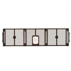 North+State+Pet+My+Pet+Extra+Wide+Gate+with+Small+Pet+Door