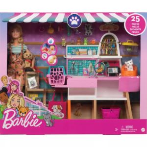 Mattel+Barbie+Doll+and+Pet+Boutique+Playset+w+Pets