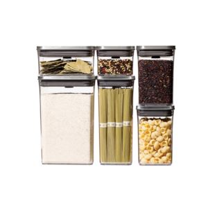 Steel+6pc+POP+Container+Set