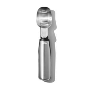 Steel+Lever+Ice+Cream+Scoop